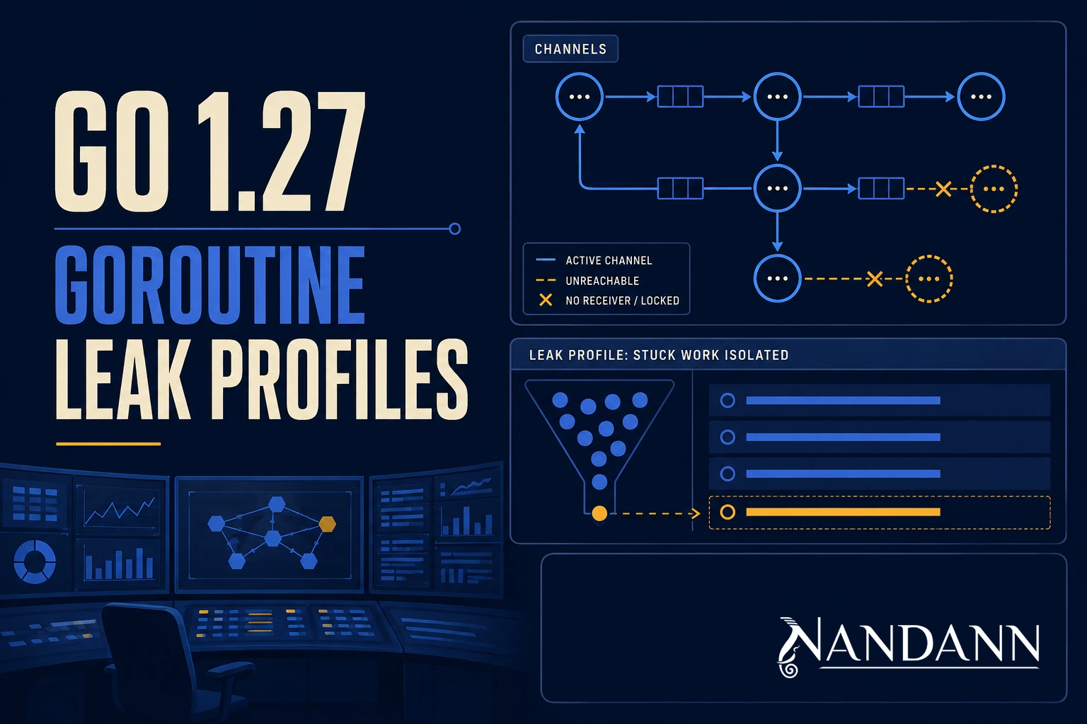 Go 1.27 goroutine leak profiles