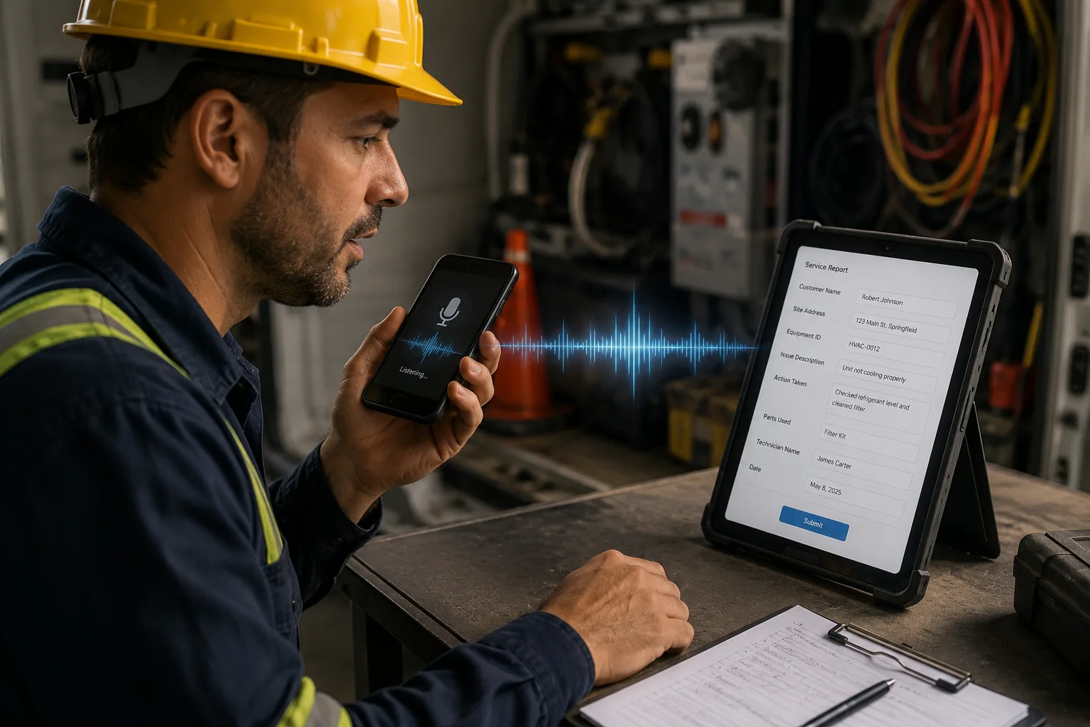 Building Python-Powered Voice-to-Form Automations for Field Technicians